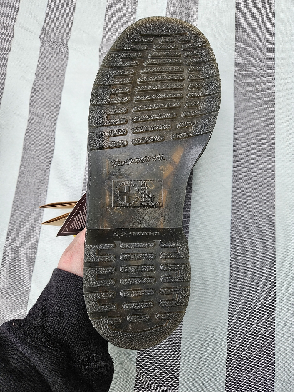 Rare Dr. Martens 1925 x Sex Pistols Boredom Nowhere Steel Toe Shoes - NWT SZ 9 - Picture 9 of 10